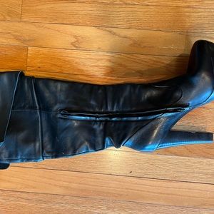 Jessica Simpson black knee high boots